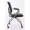 Officesource CoolMesh Collection Nesting Chair with Titanium Gray Frame OSSN6955PBK - alternate 4